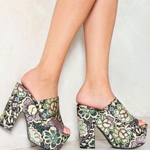 Sergio Todzi Brocade Platform Mules